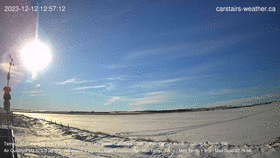 Dec 12 Sunset and Contrains animated GIF