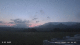 smoky East wave sunrise animated GIF
