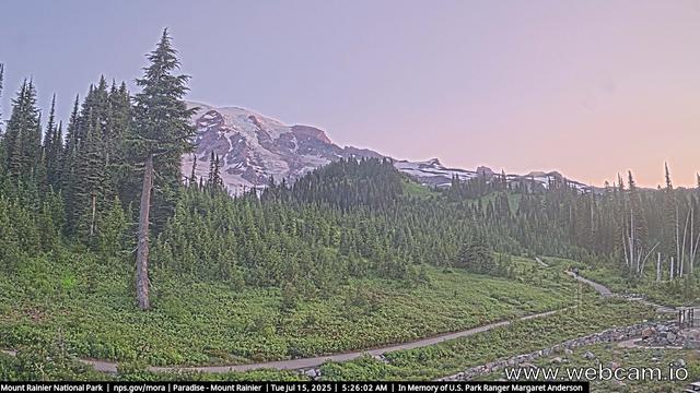time-lapse frame, Paradise - Mountain View webcam