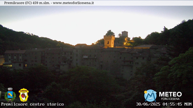 time-lapse frame, Premilcuore webcam