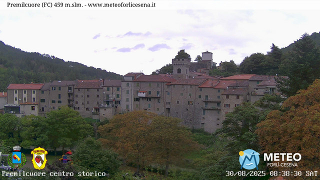 time-lapse frame, Premilcuore webcam