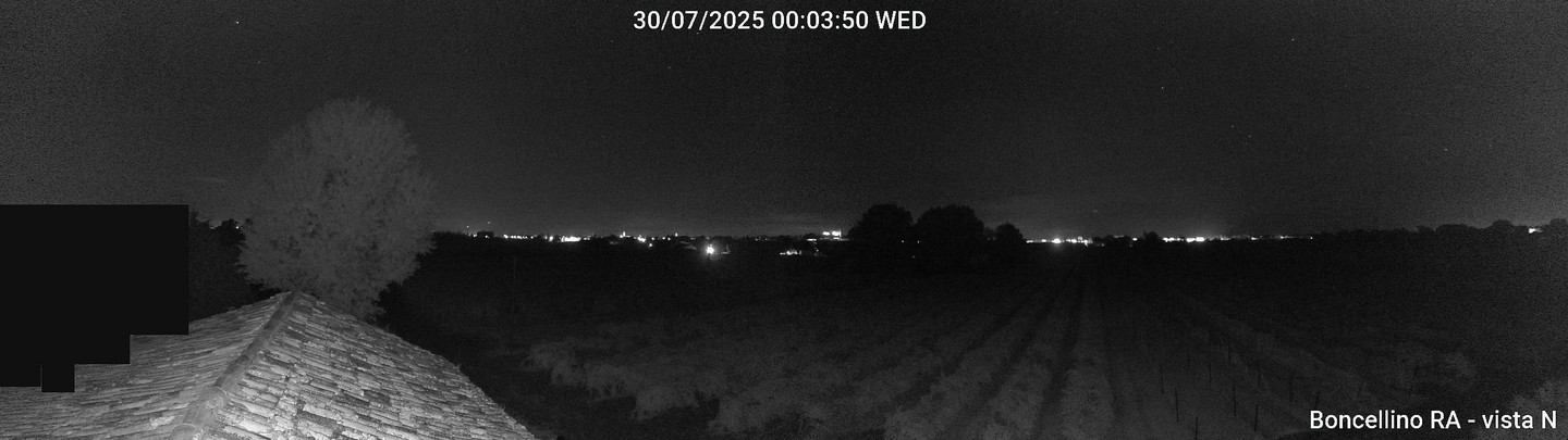 time-lapse frame, Boncellino Nord webcam