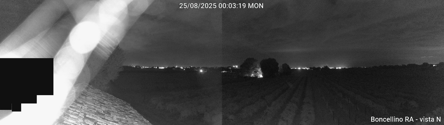 time-lapse frame, Boncellino Nord webcam