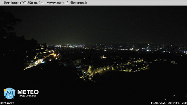 time-lapse frame, Bertinoro webcam