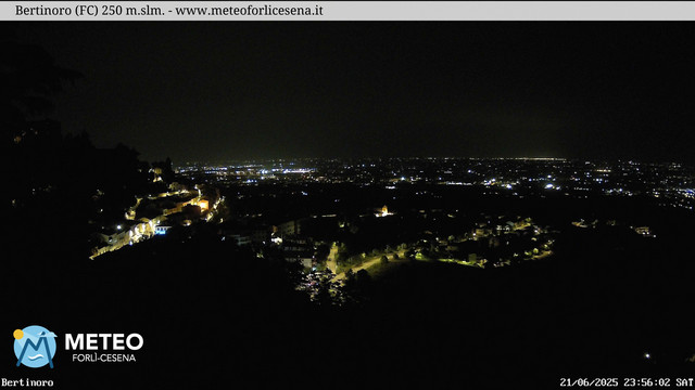 time-lapse frame, Bertinoro webcam
