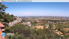 view from Bertinoro on 2025-07-23