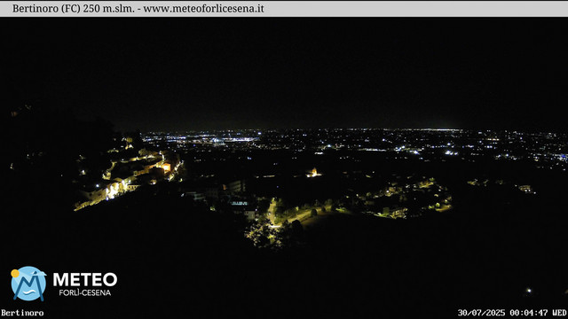 time-lapse frame, Bertinoro webcam