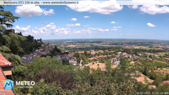 view from Bertinoro on 2025-07-30