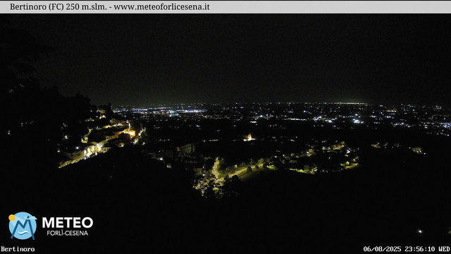 time-lapse frame, Bertinoro webcam