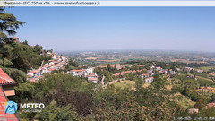 view from Bertinoro on 2025-08-11