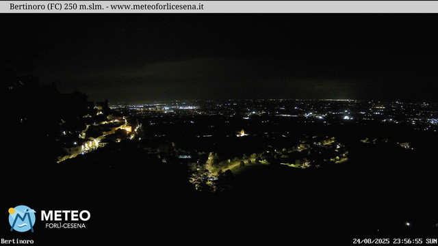 time-lapse frame, Bertinoro webcam
