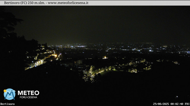 time-lapse frame, Bertinoro webcam