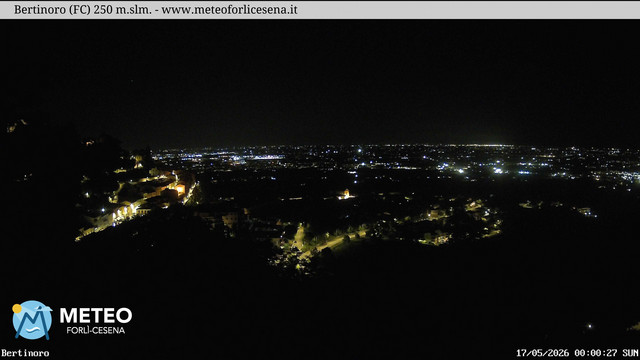 time-lapse frame, Bertinoro webcam