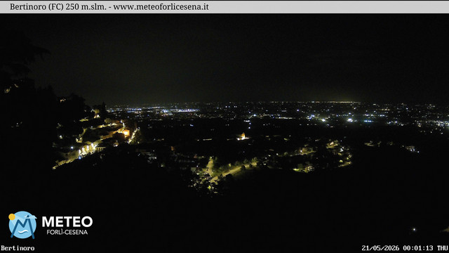 time-lapse frame, Bertinoro webcam