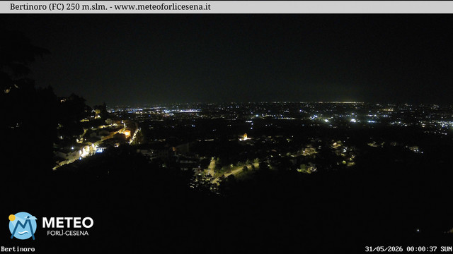 time-lapse frame, Bertinoro webcam