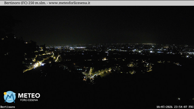 time-lapse frame, Bertinoro webcam