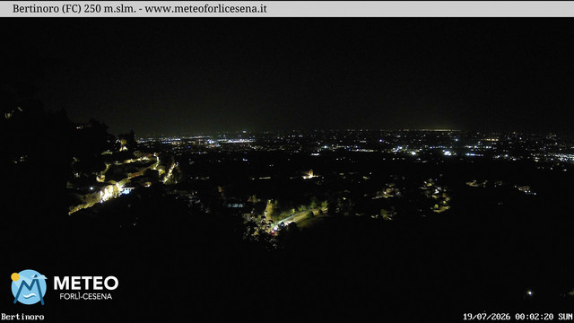 time-lapse frame, Bertinoro webcam