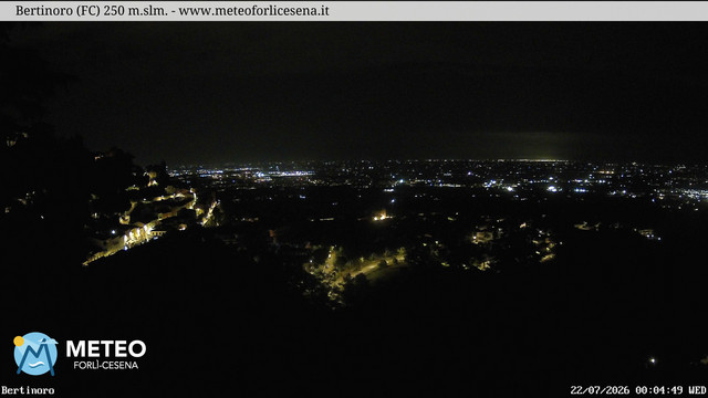 time-lapse frame, Bertinoro webcam