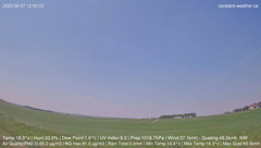 view from Carstairs Sky Cam on 2025-06-07