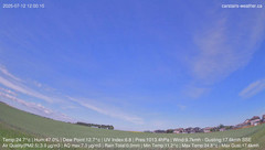 view from Carstairs Sky Cam on 2025-07-12