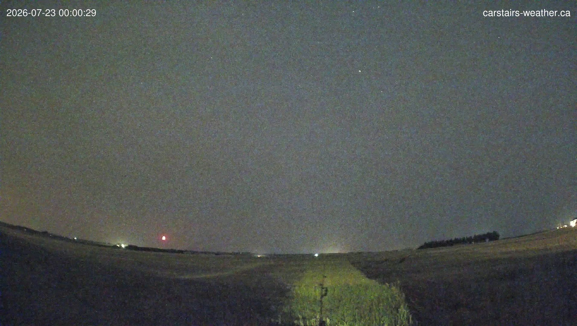 time-lapse frame, Carstairs Sky Cam webcam