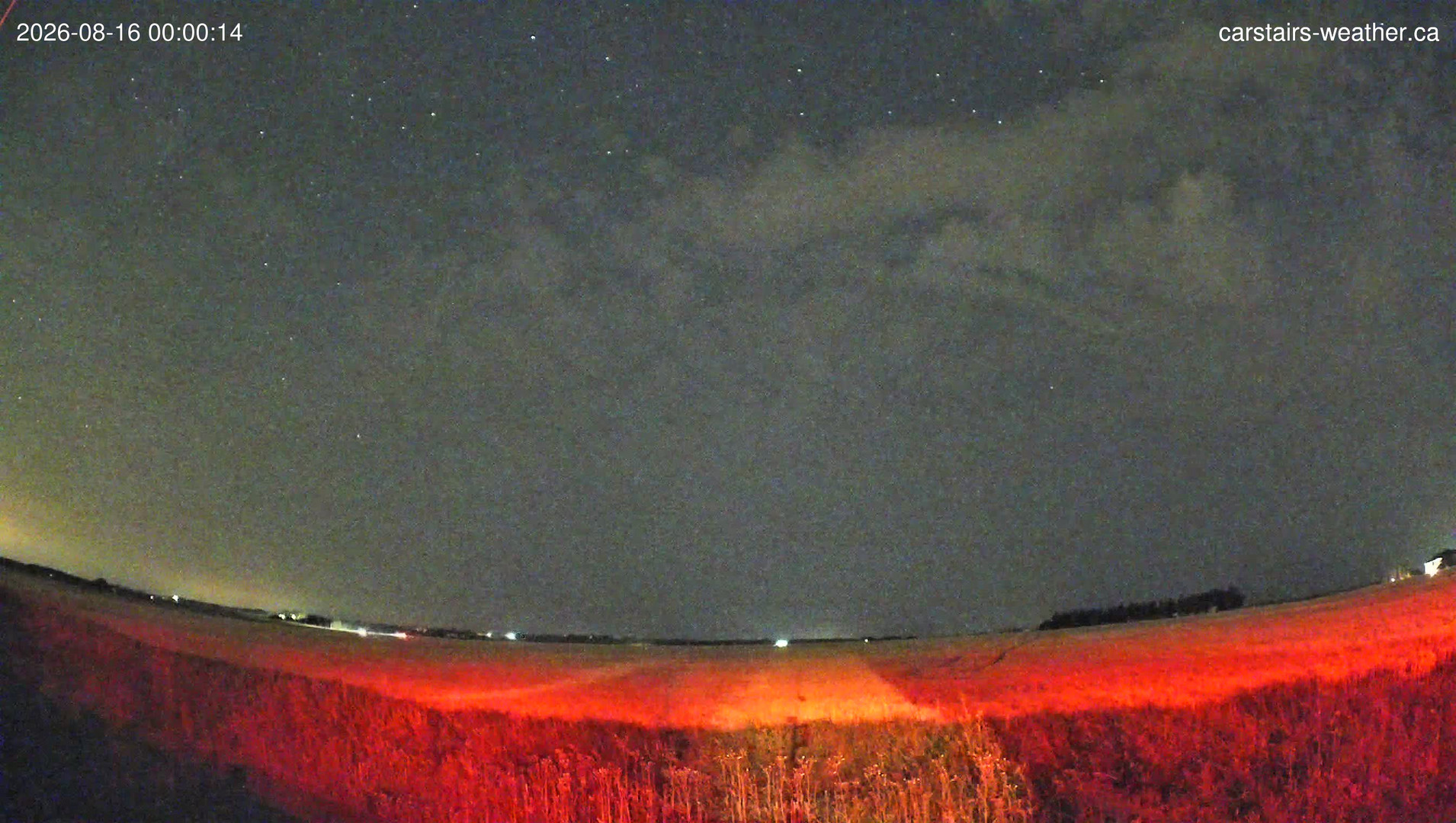 time-lapse frame, Carstairs Sky Cam webcam