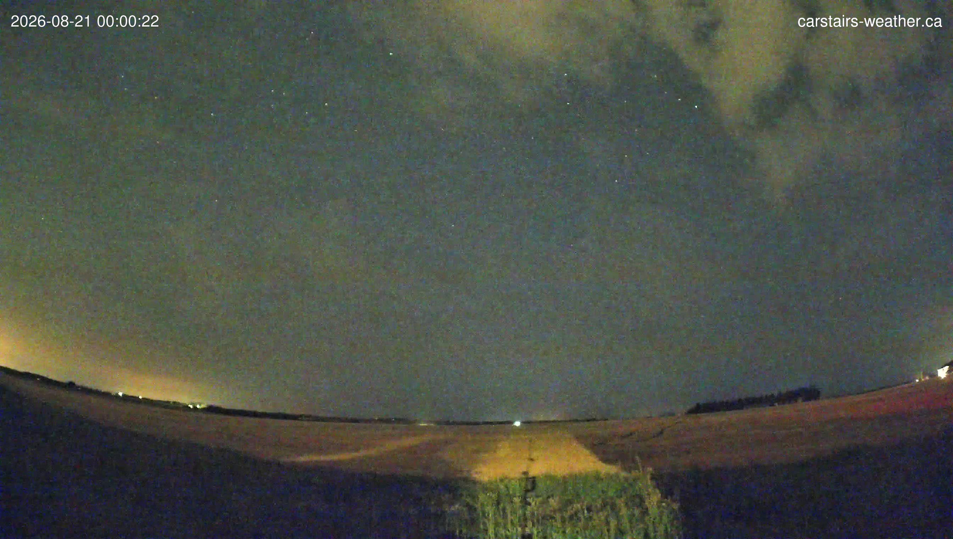 time-lapse frame, Carstairs Sky Cam webcam