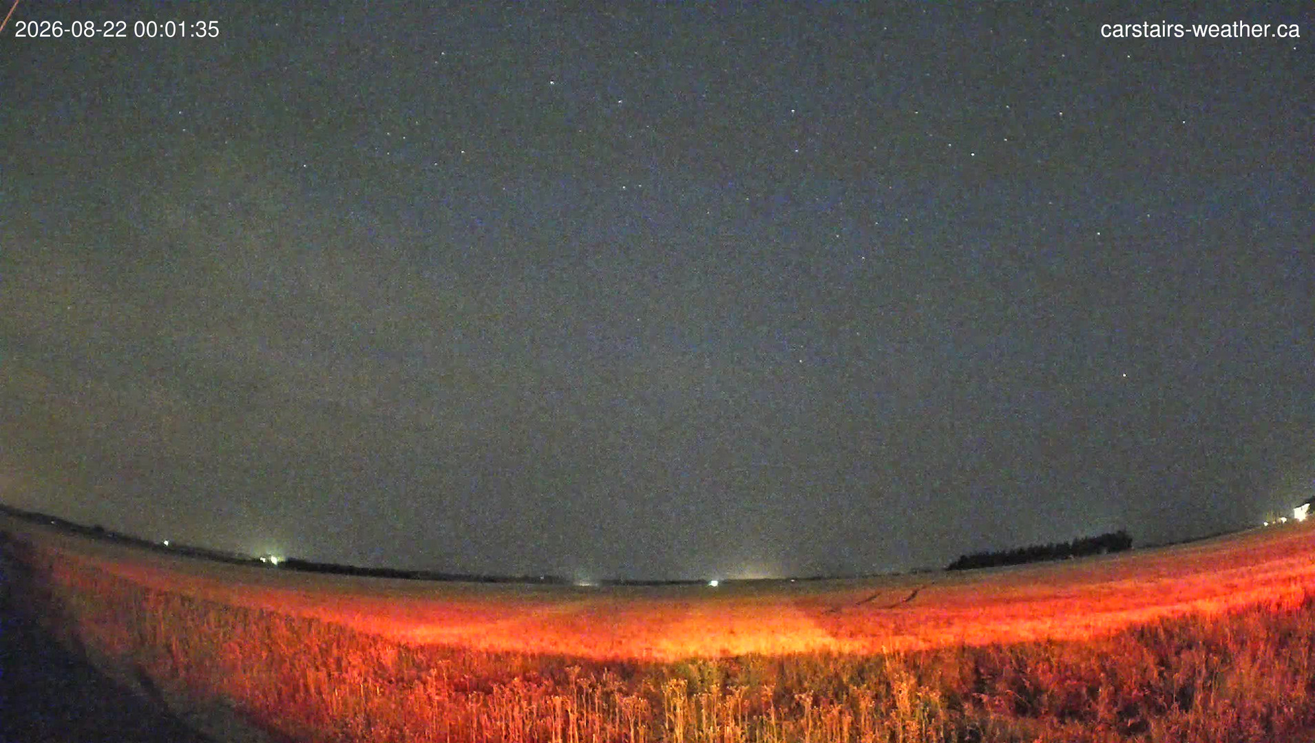 time-lapse frame, Carstairs Sky Cam webcam