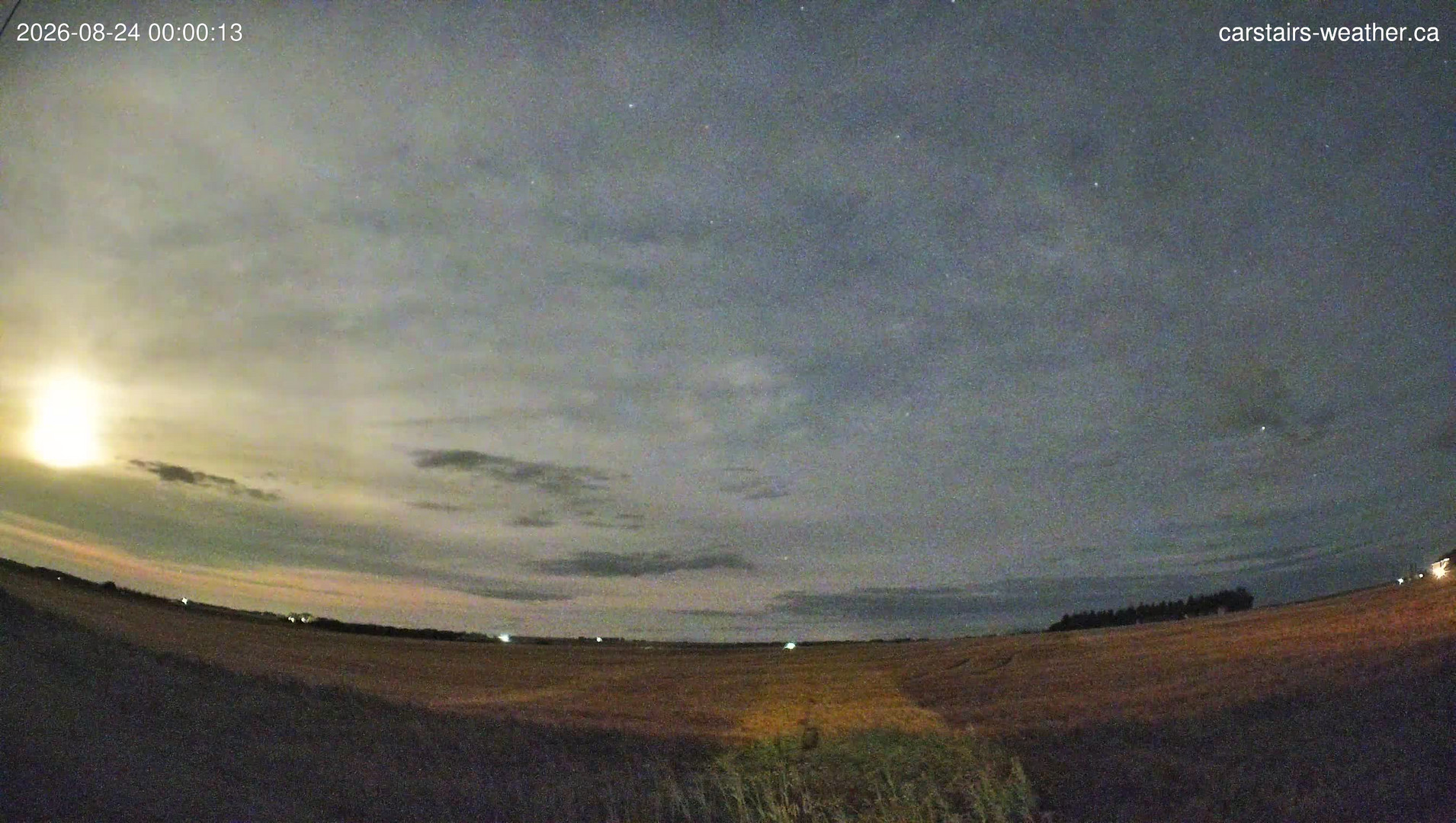 time-lapse frame, Carstairs Sky Cam webcam