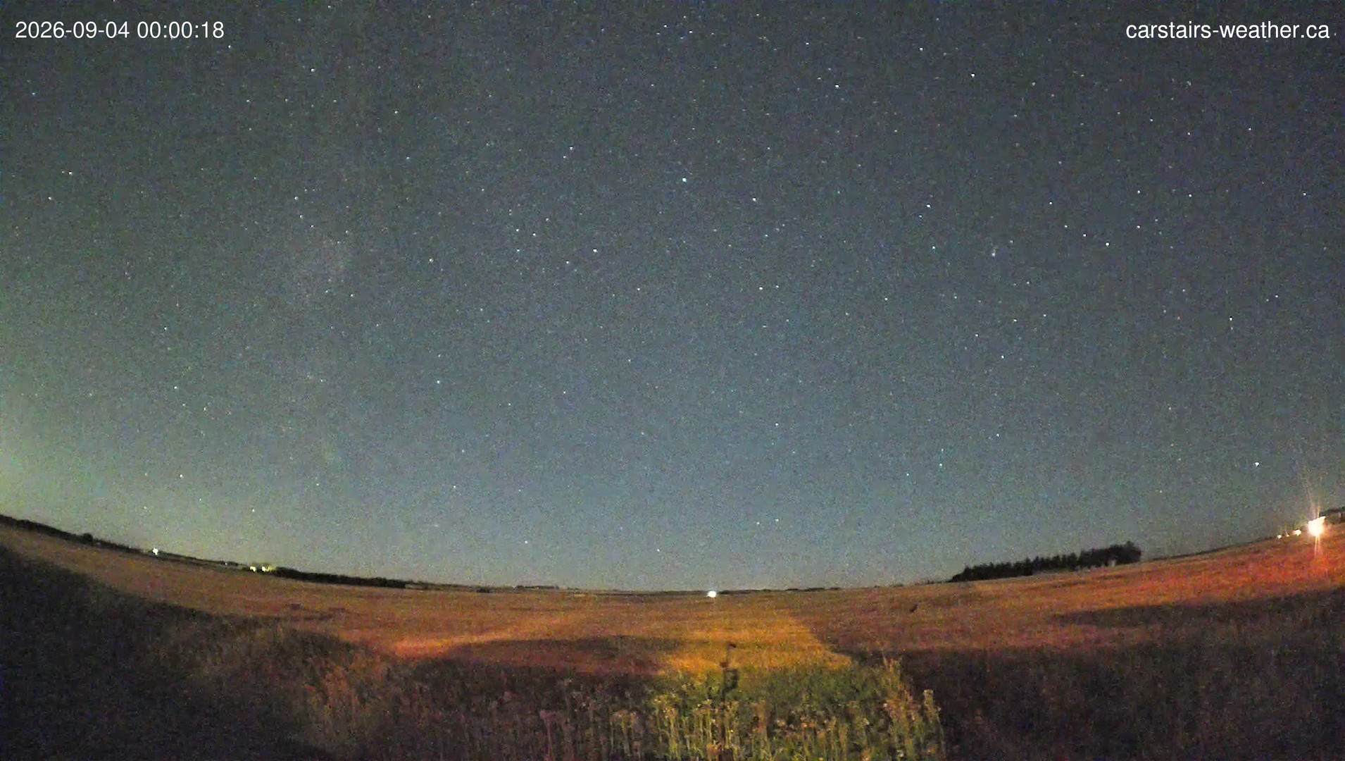 time-lapse frame, Carstairs Sky Cam webcam