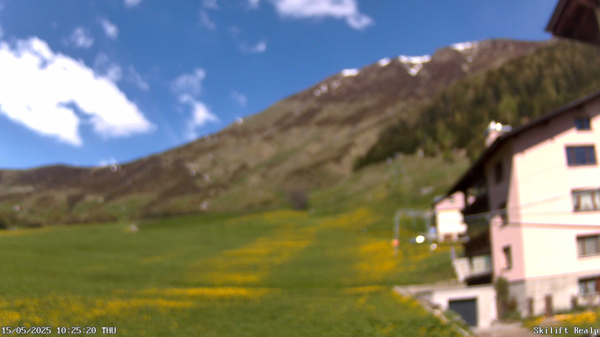 time-lapse frame, Skilift Realp webcam
