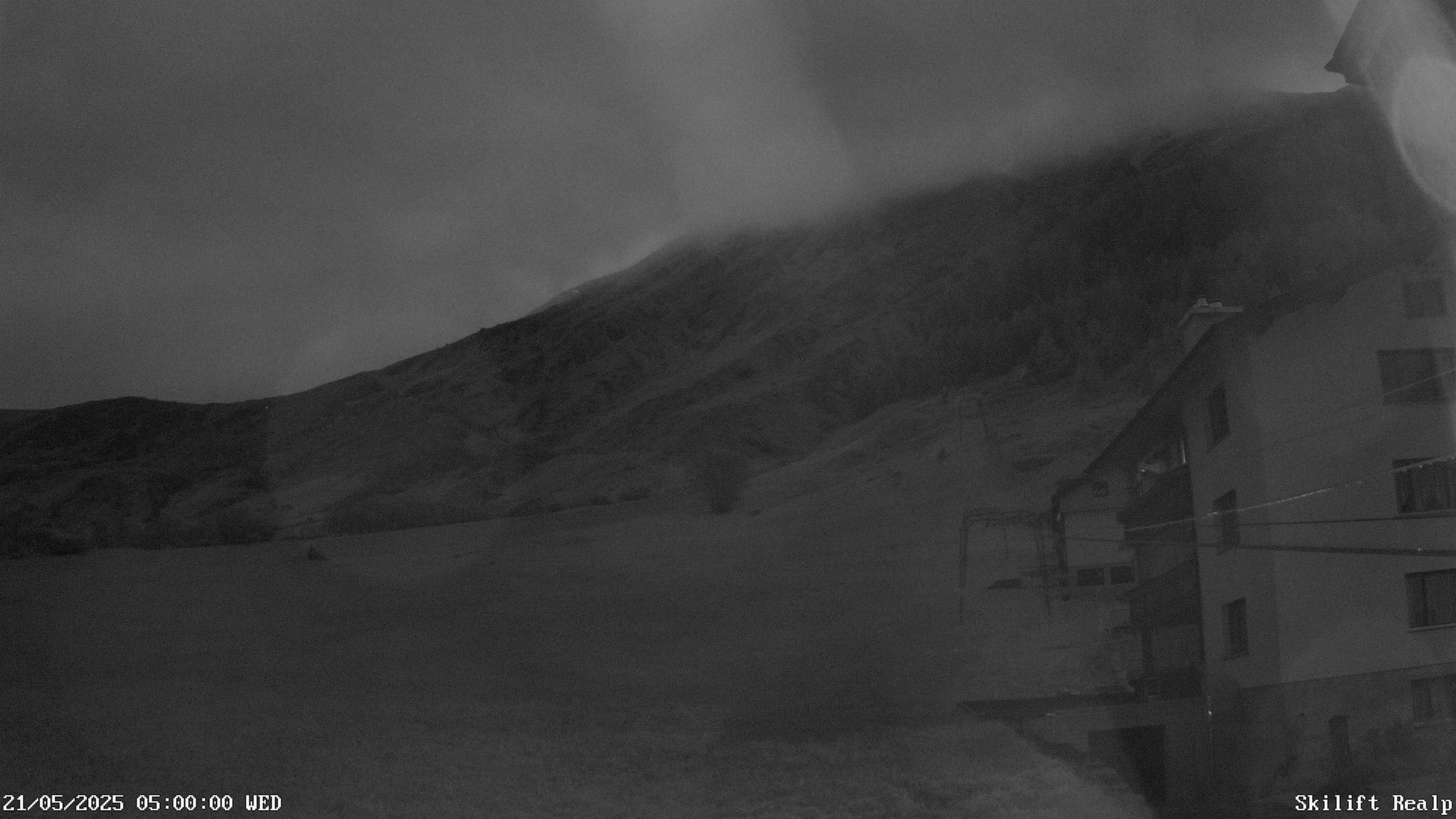 time-lapse frame, Skilift Realp webcam