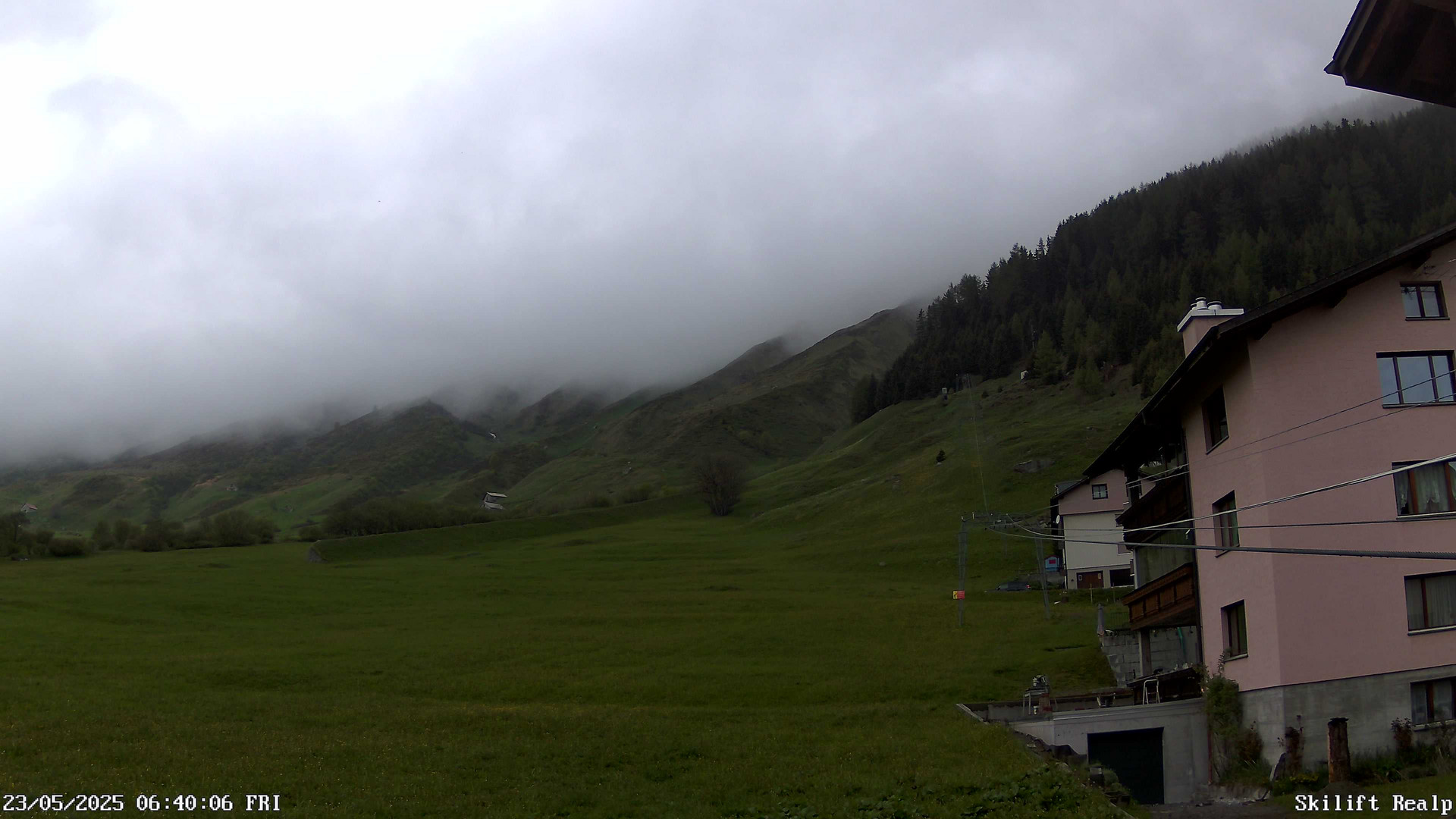 time-lapse frame, Skilift Realp webcam