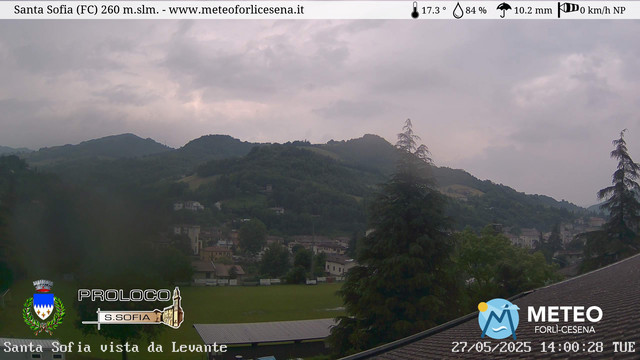 time-lapse frame, Santa Sofia webcam