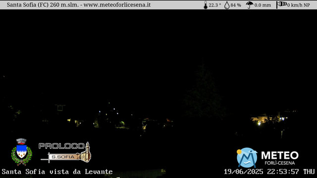 time-lapse frame, Santa Sofia webcam