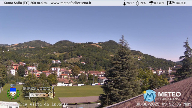 time-lapse frame, Santa Sofia webcam