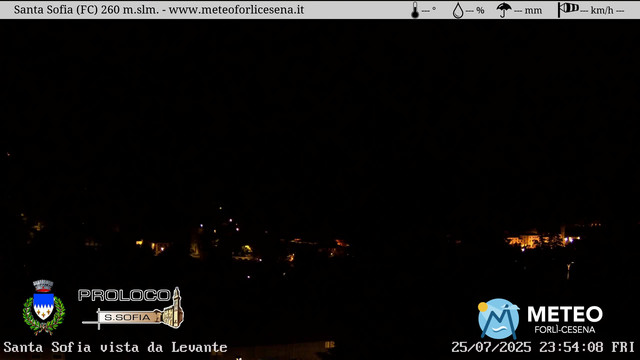 time-lapse frame, Santa Sofia webcam