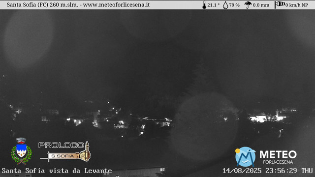 time-lapse frame, Santa Sofia webcam