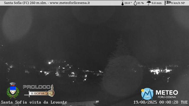 time-lapse frame, Santa Sofia webcam