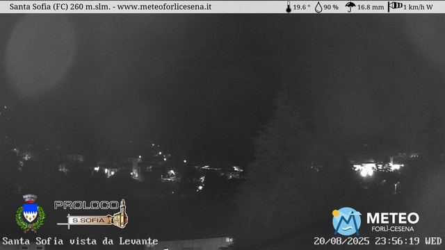 time-lapse frame, Santa Sofia webcam