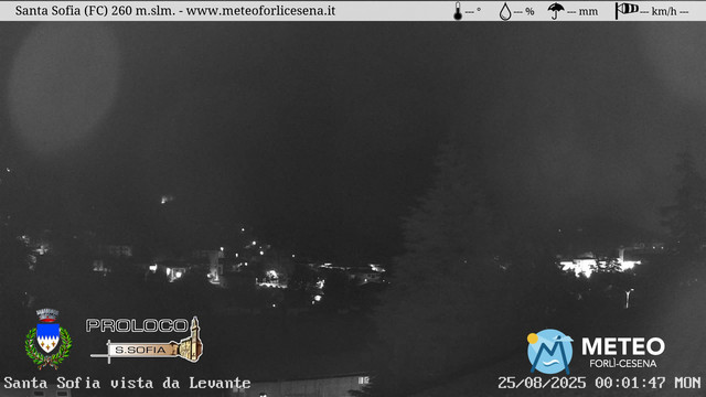 time-lapse frame, Santa Sofia webcam