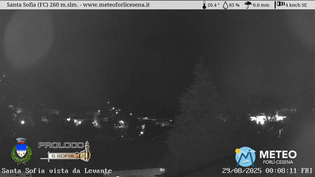 time-lapse frame, Santa Sofia webcam