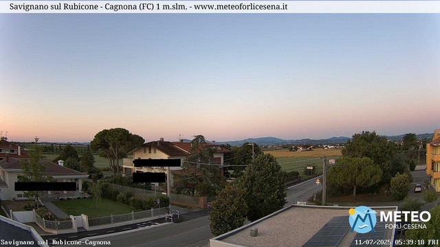 time-lapse frame, Savignano sul Rubicone webcam