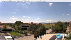 view from Savignano sul Rubicone on 2025-07-14