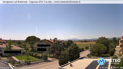 view from Savignano sul Rubicone on 2025-07-31
