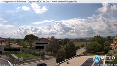 view from Savignano sul Rubicone on 2025-08-24