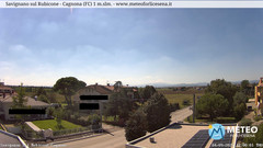 view from Savignano sul Rubicone on 2025-09-04