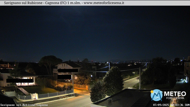 time-lapse frame, Savignano sul Rubicone webcam