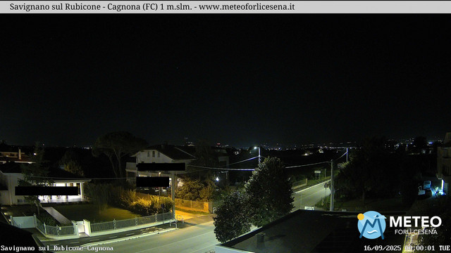 time-lapse frame, Savignano sul Rubicone webcam