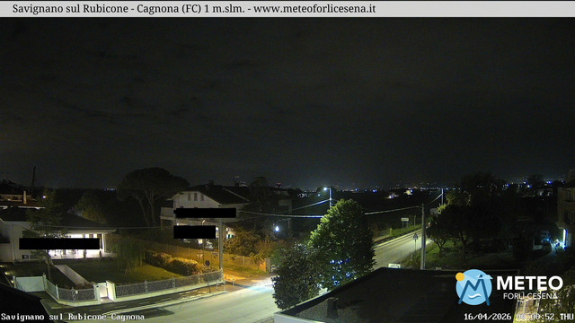 time-lapse frame, Savignano sul Rubicone webcam